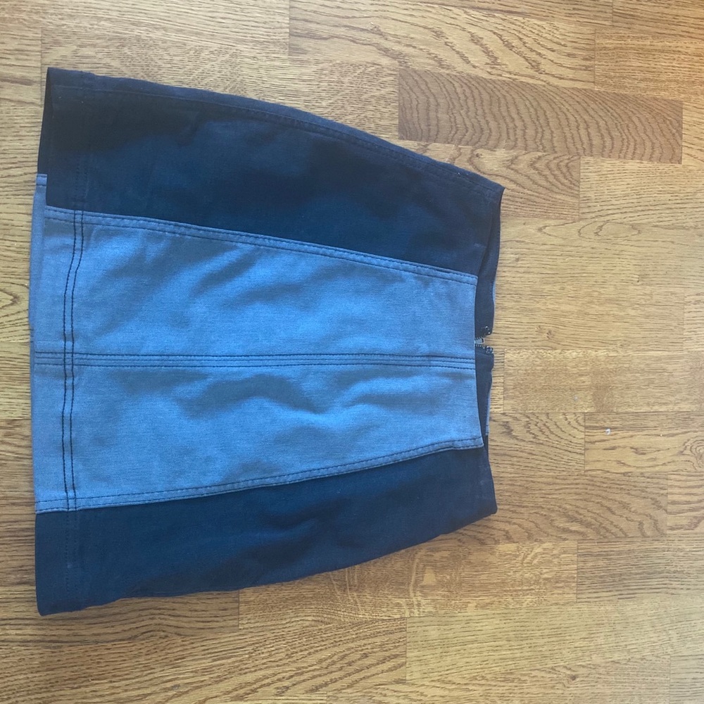 Free people modern femme denim skirt